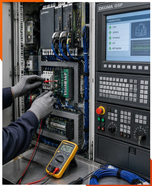 Ремонт систем ЧПУ Okuma OSP в Орске